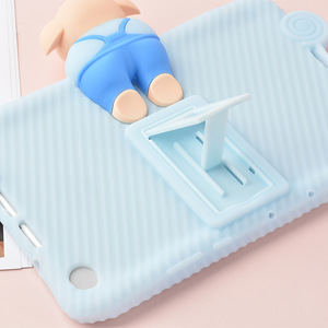 Cho Apple <span class=keywords><strong>Ipad</strong></span> <span class=keywords><strong>Mini</strong></span> 1 2 3 4 5 Trường Hợp Bảo Vệ Cove Nhà Sản Xuất Trẻ Em Cartoon Designer Silicone Chống Sốc Tablet Bìa - Product Image 4