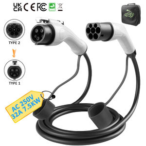 Cable de Carga para Vehículos Eléctricos Tipo 2 a Tipo 1, 16A/32A, Clasificación IP65, 5 Metros, Color Personalizable, Accesorio para Vehículos Eléctricos, Cables de Carga de 32A - Product Image 4