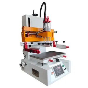 Factory Price Manual Table Single Color Screen Printer Printing Machine For Diy Tshirt Paper Skateboard Bags Battery Sawtooth