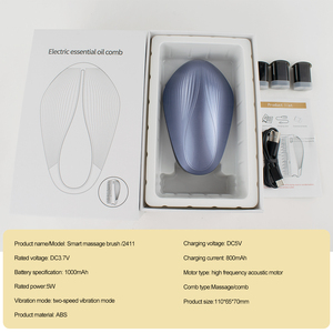 Peine Multifuncional para el Cabello con Masaje Vibratorio, Spray de Aceites Esenciales para el Crecimiento del Cabello <span class=keywords><strong>y</strong></span> Relajación del <span class=keywords><strong>Cuero</strong></span> <span class=keywords><strong>Cabelludo</strong></span>, Funciona con Batería - Product Image 6