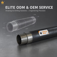 Pipa Casing Karbida NW HW PW WT Core Drill Rod untuk Peralatan Pengeboran Pertambangan