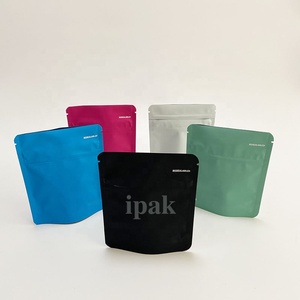 Emballage de distribution Mylar sacs de sortie résistants à la préhension N <span class=keywords><strong>Rip</strong></span> Astm enfants personnalisé imprimé 1/8oz 1/4oz 1/2oz 1oz 1lb nourriture PE personnalisé - Product Image 3