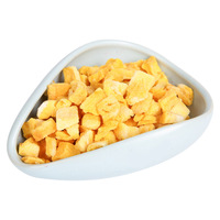 Halal Gefreeze-droogde Zoete Mango Blokjes Watergeconserveerd Aangepaste Verpakking Smoothie Bowl Topping Vegan Gezonde Snack Bulk