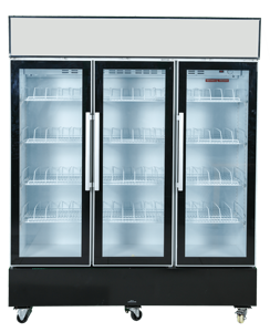 110/220V supermarché commercial 3 portes 1300L affichage congélateur vertical vitrine refroidi <span class=keywords><strong>à</strong></span> l'air armoire verticale réfrigération - Product Image 2