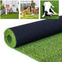 Realistischer Kunstrasen teppich Dicker Rücken Indoor Outdoor Haustier Faux Teppich Teppich für Garten Patio Balkon