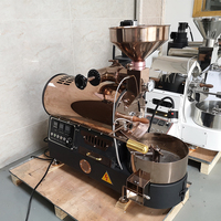 Torréfacteur automatique 1kg, Machine à café à usage domestique/Machine à torréfier les grains de café au gaz gpl