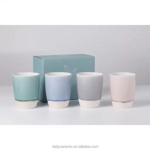 Tasse à café en céramique au prix d'usine, tasse à expresso en porcelaine, tasse à thé, vaisselle en poterie, tasse à café pour le bureau et la maison, cadeau - Product Image 6