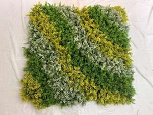 Panneaux de buis artificiels en plastique concave-convexe protégés contre les UV, toile de fond pour <span class=keywords><strong>haie</strong></span> de mariage intérieure et extérieure. - Product Image 4