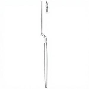 Aguja de Paracentesis Lucae de 18 cm / 7 pulgadas, Aguja Quirúrgica Manual para Oído, para Procedimientos de Otología y ORL en la Membrana Timpanica - Product Image 1