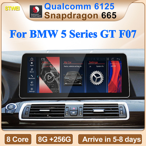 Lecteur multimédia automobile CN STWEI 12,3 pouces Qualcomm Snapdragon 665 Android 14 compatible GPS et CarPlay pour BMW Série 5 GT F07 - Product Image 2