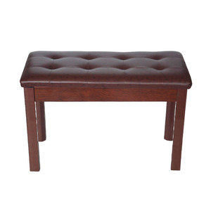 Modern Customizable Wooden Adjustable <strong>Piano</strong> <strong>Stool</strong> <strong>with</strong> Padded Cushion <strong>Storage</strong> Compartment &amp; Music Books-Made in China - Product Image 4