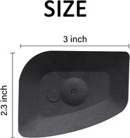 BHD Lot de 2 grattoirs à casseroles, grattoir à pot sans BPA, grattoir de qualité alimentaire, épurateur pour le nettoyage du fer à repasser, la graisse