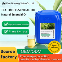 Huile Essentielle d'Arbre à Thé 100% Pure et Naturelle en Gros pour Usine, Distillée à la Vapeur, Huile de Melaleuca Alternifolia en Vrac pour Cosmétiques