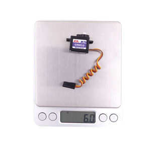 Servomoteur numérique sans noyau C05CLS 1KG de couple, 0,075 seconde, haute vitesse, 120 degrés, 5g Nano pour pièces d'avion RC - Product Image 5