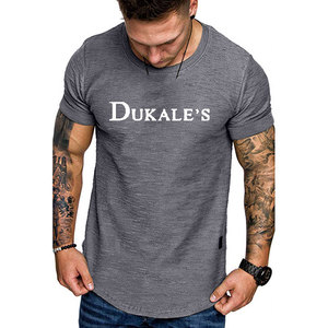 เสื้อยืดผ้าฝ้ายทอลายโค้งสำหรับผู้ชาย,เสื้อยืดลายทางทำจากหนังสัตว์ทรงแกลลอปผิวโค้งความยาวพื้นทรงกลมเสื้อยืดไซส์ Xxxl สำหรับฤดูร้อน - Product Image 3