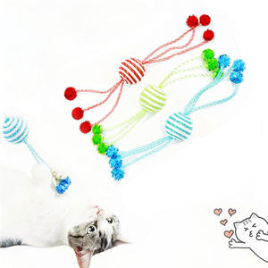 Usine directe interactive jouet pour animaux de compagnie bonbons jouet balle avec bruissement son soulagement de l'ennui pour chats chats aiment jouer plus - Product Image 2