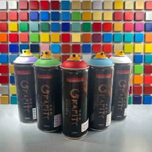 SANVO 400ml Großpackung Acryl-Graffiti-Sprühfarbe Hochpigmentierte Professionelle Wandfarbe Anpassbare Farben für Straßenkünstler Großhandel - Product Image 1