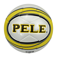 Ballons de football d'entraînement écologiques durables à haute rétention d'air, laminés PU, gonflables, marque PELE