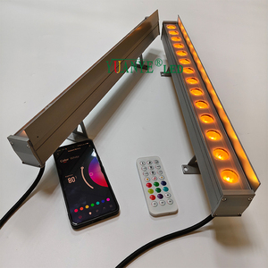 غسالة للاستخدام الخارجي مع درع IP67 وقناع قابل للتعديل DMX512 و Tuya Dali هيكل من الألومنيوم متوافق - Product Image 1