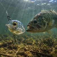 Leurre de pêche souple Bubble Fish