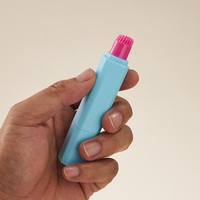 Flacon stylo détachant en plastique de 10 ml avec corde en silicone, rechargeable, pour nettoyant de taches, emballage liquide pour détachant de linge