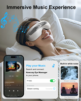 Phenitech Kalt- und Warmkompressen-Augenschutz Massage-Maske Elektrische Augenmassage mit Musik