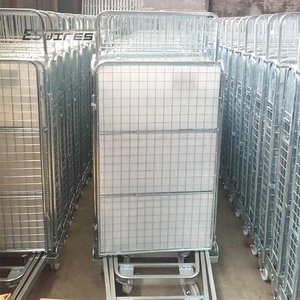 CuộN Lưới Thép Vận Chuyển Cuộn Gấp Vải Giặt Xe Đẩy Kim Loại Cho Bệnh Viện - Product Image 4