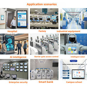 צג מגע קיבולי תעשייתי חדש עם מערכת הפעלה אנדרואיד 14, כניסות DVI, RS232 ו-USB, התקנה על קיר, מתאים לתא צילום ומחשב עסקי - Product Image 6