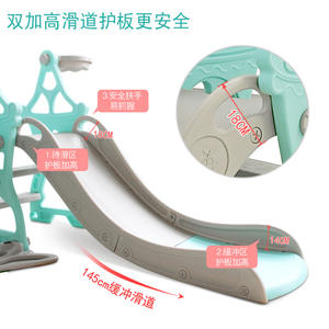 Gran Parque Infantil de juguete para niños pequeños, tobogán interior para niños y columpio para bebés, combinación de estructura escaladora para uso doméstico - Product Image 3