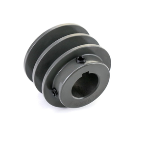 Poulie à double gorge pour courroie trapézoïdale 90-2A, bloc de traction, alésage intérieur 18/19/20/22 mm, fonte, support de transmission, OEM disponible - Product Image 4