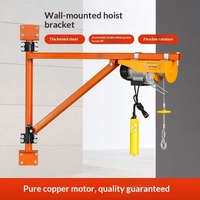 Mini-grue électrique 220 V, palan domestique mural rotatif, petite machine de levage pour rénovation, Chine