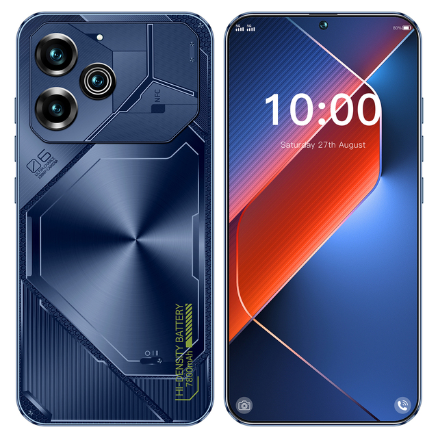 Hot Selling Smartphone Pova 6 Pro 16GB+1TB 7.3 Inch Mobilephone HD Beauty Camera Android13 5G Cellphones