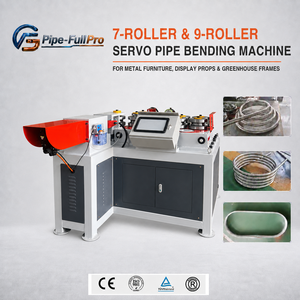Machine à cintrer les tubes pour serres à grande portée, formeur d'arche réglable pour tubes, courbure ajustable, pour grandes et petites dimensions, cintrage de cadres en acier courbés - Product Image 1