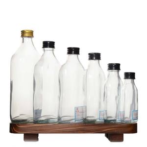 Flacons en verre transparent Offre Spéciale 100/200/250/350 ml Glace Café Lait Thé Jus Boisson Liqueur Vin Bouteille en verre Pot - Product Image 1