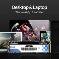 SSD Internal SATA III 6Gb/s Berkualitas Tinggi Bestoss 1TB 2TB M.2 NGFF 2280 untuk Laptop