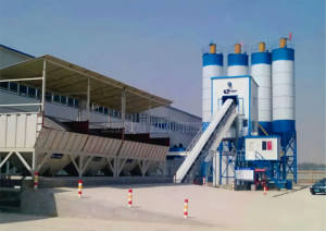 HZS50 Planta mezcladora de hormigón estacionaria para proyecto - Product Image 2