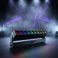 Barre de lumière mobile à zoom pixel MOKE 10x60W RGBW 4-en-1 DMX LED Beam Wash pour DJ, discothèque, club, fête