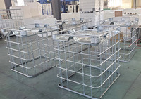 1000L IBC tanques jaula de acero Internediate Bulk Container Tank Structure para la venta