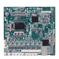 Carte mère Mini-ITX industrielle 1155 pour système routeur/pare-feu, carte mère LGA 1151 pour processeurs I3/i5/i7, avec extension PCIe pour appareil réseau