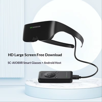 Lunettes intelligentes VR Mosslife : Expérience de visionnage de films panoramiques immersifs style IMAX, connectées au smartphone, avec IA, modèle exclusif