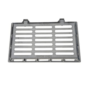 Chất lượng cao cấp zhenhan màu đen dễ uốn sắt cống nước mưa nắp hố ga rãnh thoát nước lưới en124 tiêu chuẩn tùy chỉnh - Product Image 5