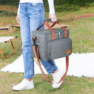 Insulated Lunch Bag 30x22.5x24cm Portable Cooler For Picnic Camping Outdoor Use - Product Image 3