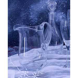 Ensemble de service de boissons en cristal pour 6 personnes avec carafe et bouteille - Product Image 2