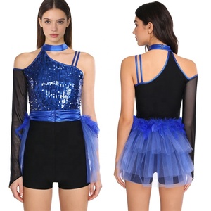 Traje de Baile de Alta Calidad para Mujer Talla Grande, Mono para Danza Latina Chacha, Actuaciones en Escenario - Product Image 2