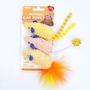 3-pack realistische muis-kattenspeelgoed met kattenkruid, zacht pluche kauwspeelgoed, verjaardagscadeau, kattenpret binnenshuis, hondenaccessoires, huisdierkleding - Product Image 4
