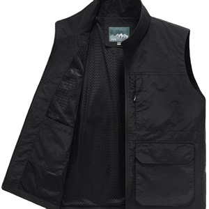 <span class=keywords><strong>Gilet</strong></span> de travail pour <span class=keywords><strong>homme</strong></span> multi-poches à séchage rapide, surdimensionné, photographe, <span class=keywords><strong>maille</strong></span> noire, utilitaire, coupe-vent, pêche <span class=keywords><strong>en</strong></span> plein air, <span class=keywords><strong>gilet</strong></span> pour <span class=keywords><strong>homme</strong></span> - Product Image 2