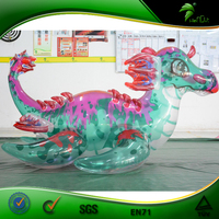 Matériau souple gonflable géant Dragon transparent piscine gonflable animaux