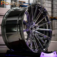 Jantes de voiture de course en alliage forgé 17 18 19 20 21 22 pouces 5x114.3 5x120 Jantes chromées concaves profondes pour BMW Audi Benz