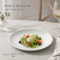 Assiettes à dîner en mélamine contemporaine de haute qualité, gris mat, durables, non toxiques, écologiques, rondes, pour restaurants et usage domestique, ensembles