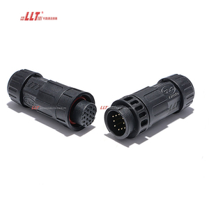 Llt multipin 10pin M19 Nam Nữ LED lắp ráp không thấm nước kết nối điện - Product Image 4